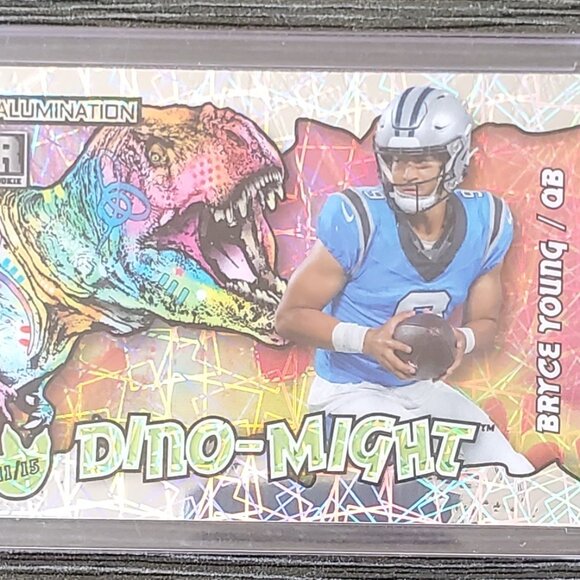 Bryce Young 2023 Wild Card Alumination  Dino-Might RC #AD-BY Rookie Panthers /15 - Picture 1 of 5